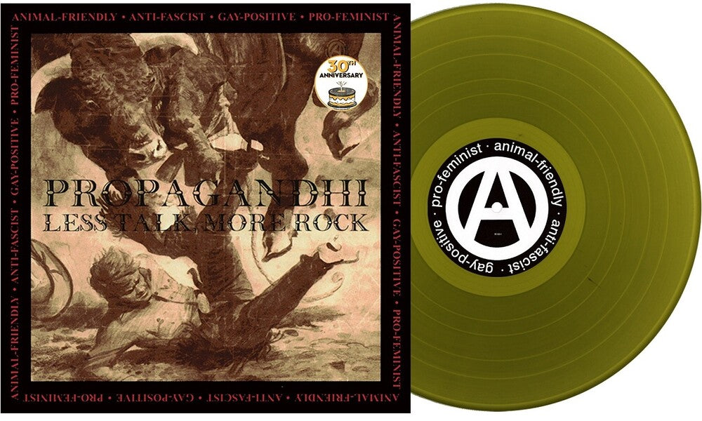 Pre-Order: LESS TALK, MORE ROCK [Olive Green] Vinyl Record
