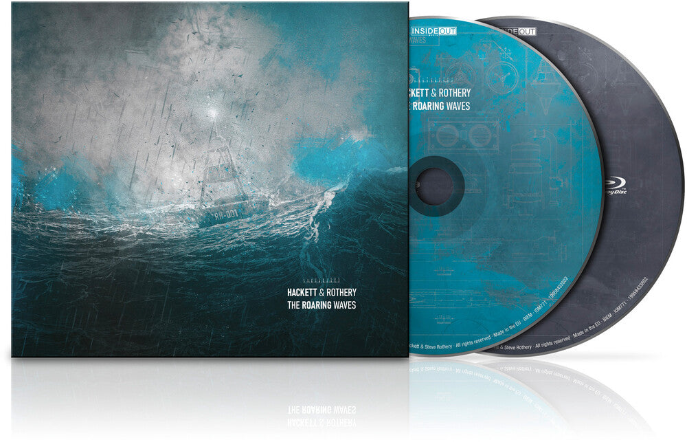 the album cover for Steve Hackett & Steve Rothery - The Roaring Waves