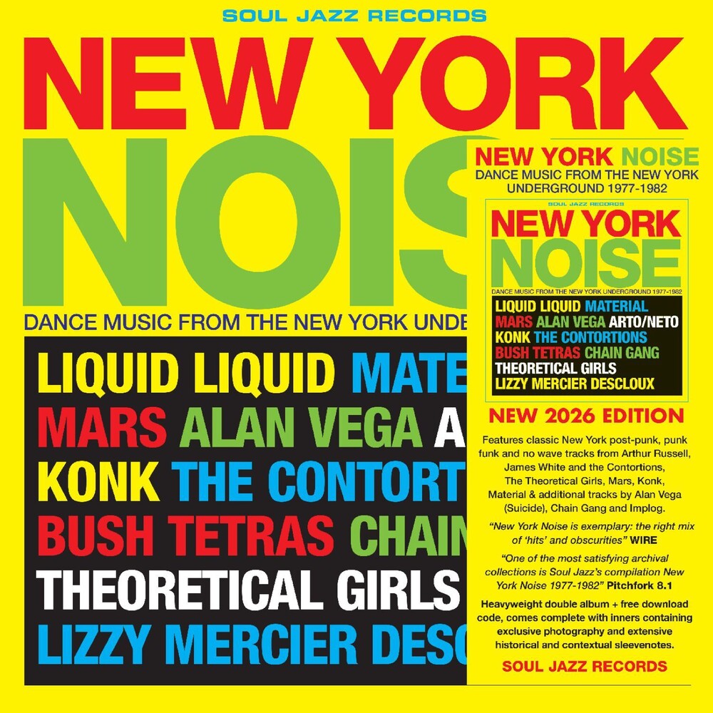 Pre-Order: New York Noise - Dance Music From the New York Underground 1978-82 [2LP] Vinyl Record
