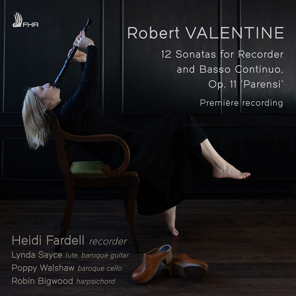 Pre-Order: Robert Valentine: 12 Sons For Recorder & Basso Con Music CD