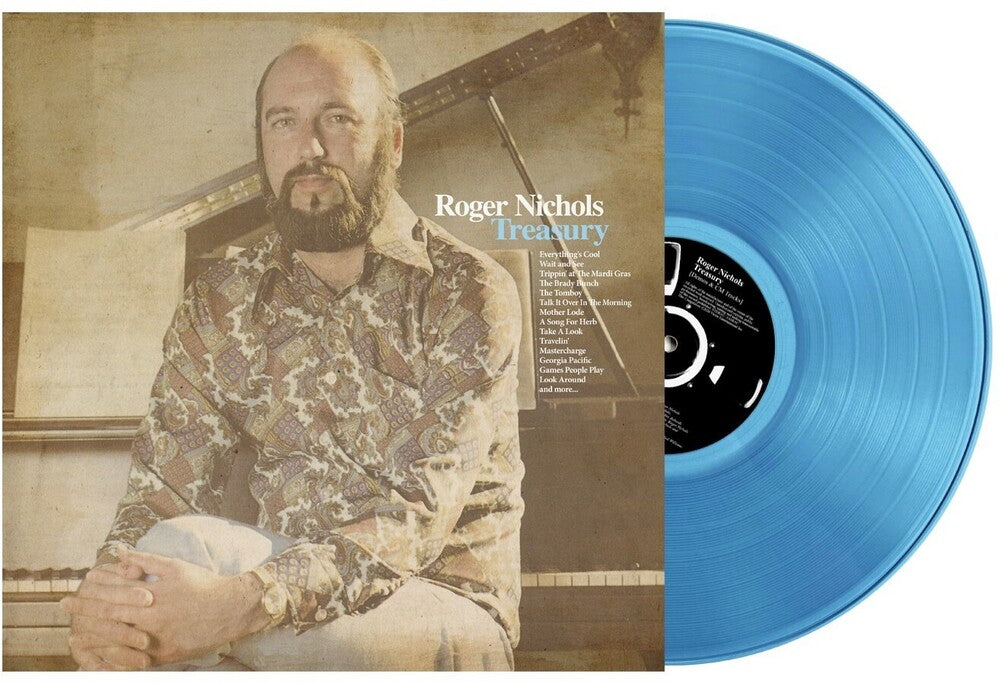 Pre-Order: Roger Nichols Treasury (Demo & Cm Tracks) (Blue) [LP] Vinyl Record