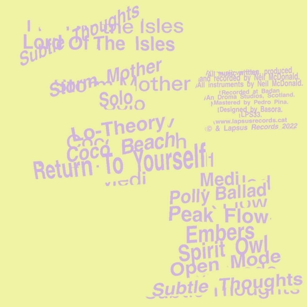 Pre-Order: Subtle Thoughts (Spla) [LP] Vinyl Record