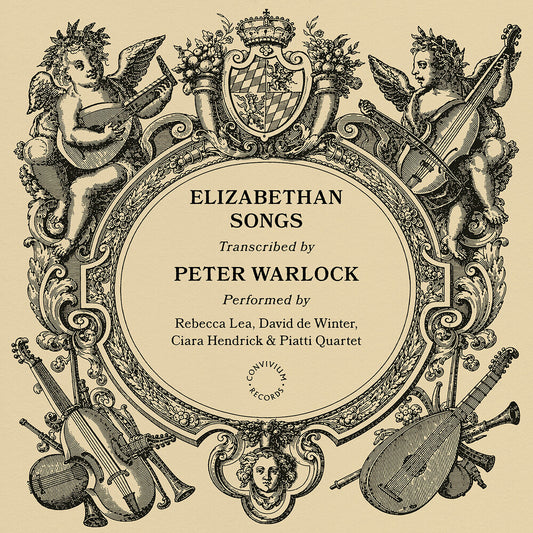 the album cover for Rebecca Lea - Peter Warlock: Elizabethan Songs