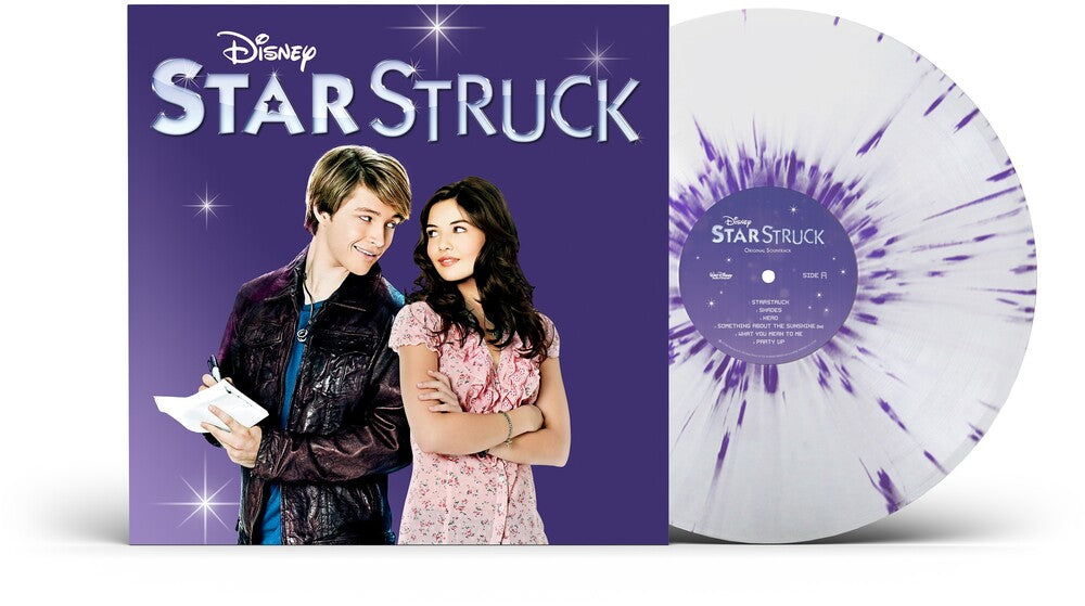 the album cover for Various Artists - StarStruck - Original Soundtrack [Starlight White/Purple Splatter]
