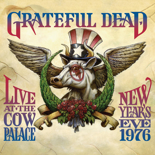 the album cover for Grateful Dead - Live At The Cow Palace-New Years Eve 1976 (Audp)