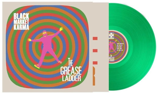 the album cover for Black Market Karma - Grease Ladder [Colored Vinyl] (Grn)