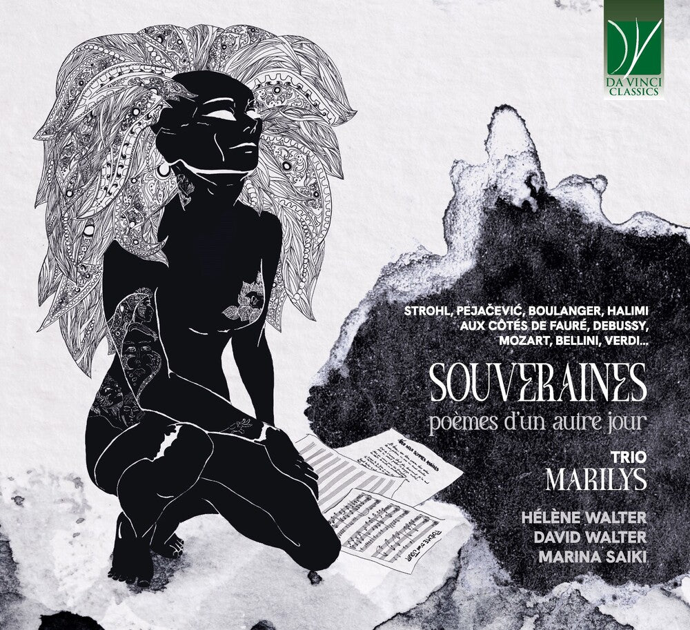 the album cover for Trio Marilys ( Walter, Helene & David / Marin ) - Souveraines: Po Mes D'Un Autre Jour