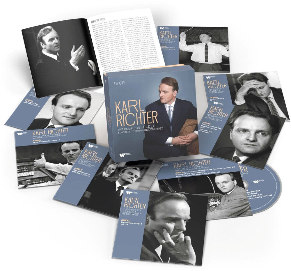the album cover for Karl Richter - Complete Teldec & Ducretet-Thomson Recordings