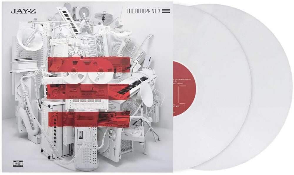 the album cover for Jay-Z - Blueprint 3 [White]