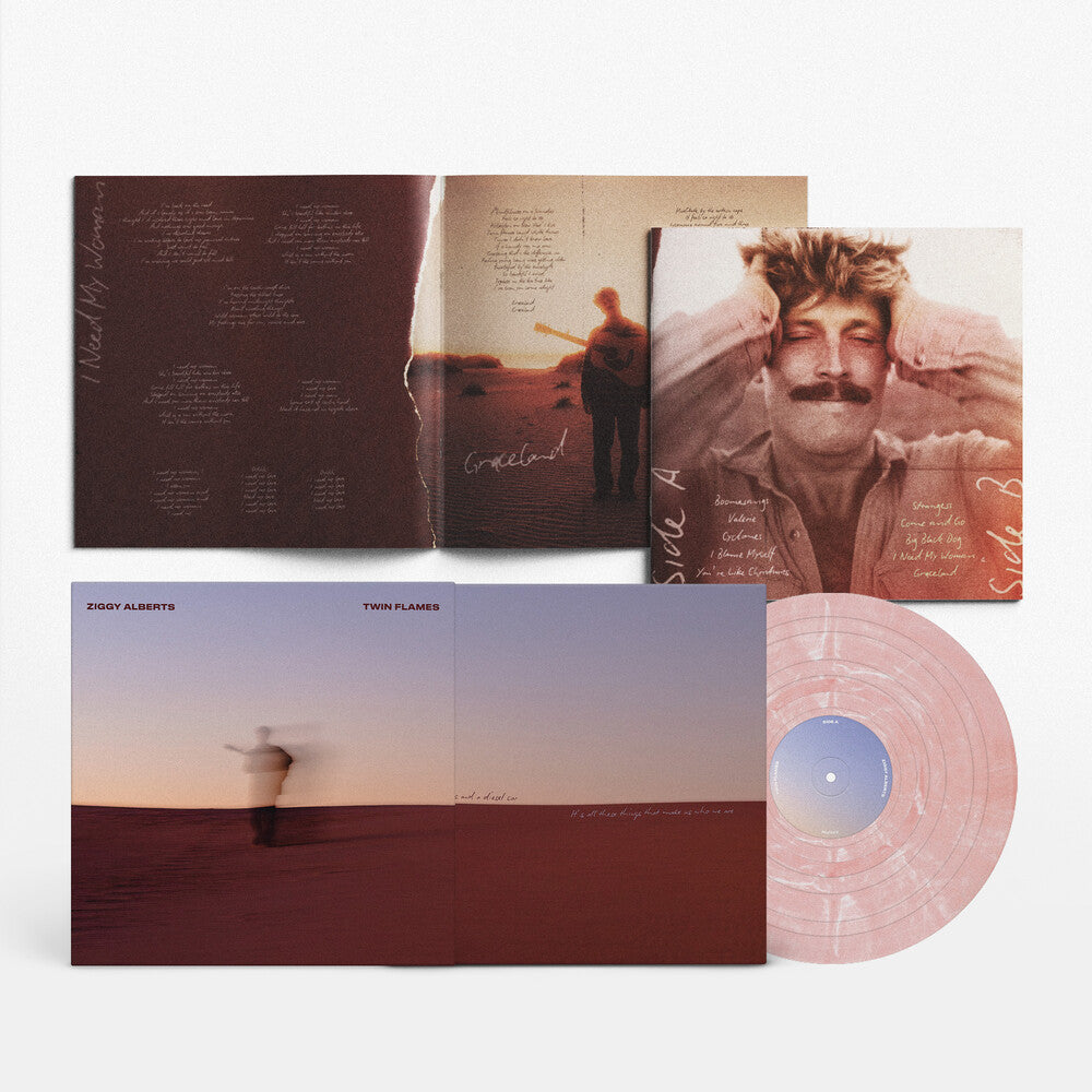 the album cover for Ziggy Alberts - Twin Flames