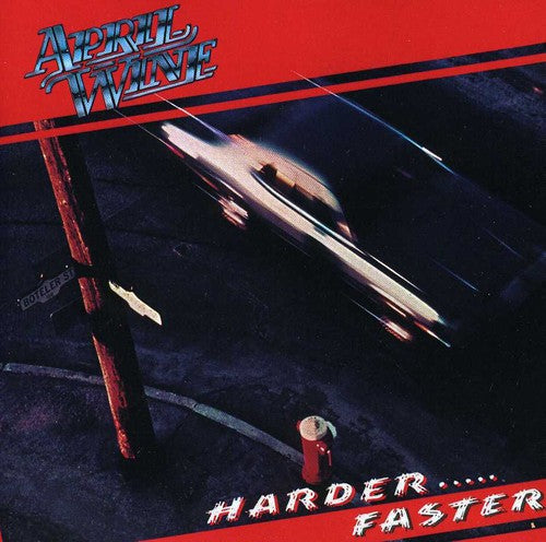 the album cover for April Wine - Harder Faster