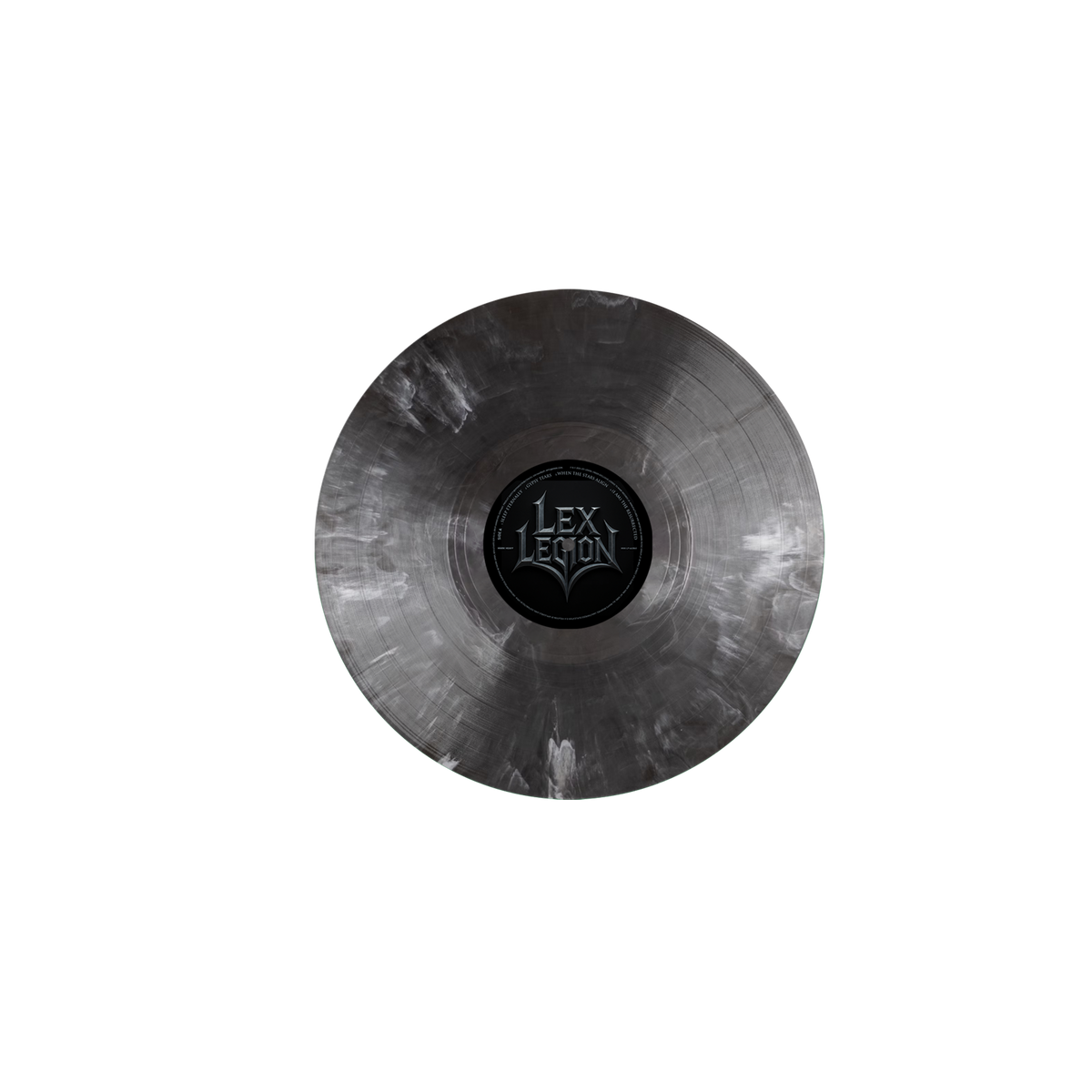 Lex Legion - “Lex Legion” on Silver Black Ice Vinyl Record