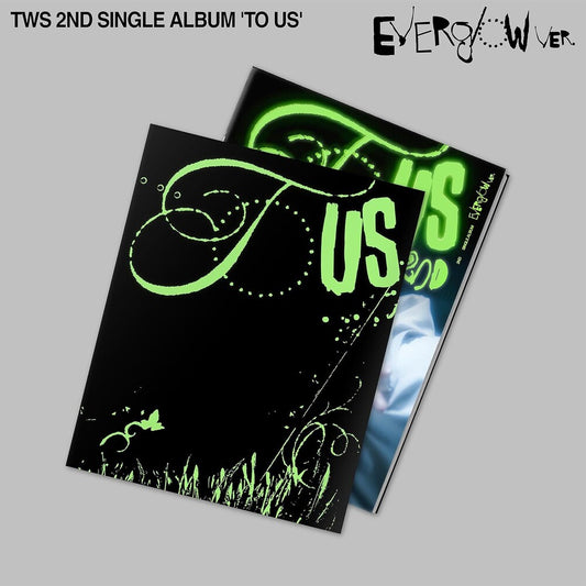 the album cover for TWS - TWS 2nd Single Album 'TO US' [Everglow Ver.]