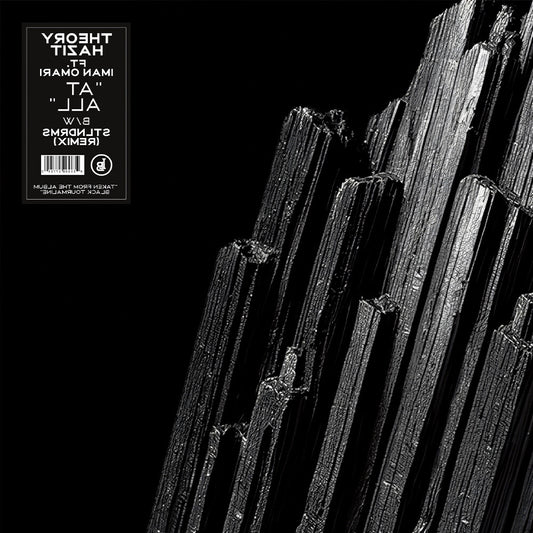 the album cover for Theory Hazit - At All ft. Iman Omari b/w At All (STLNDRMS Remix)