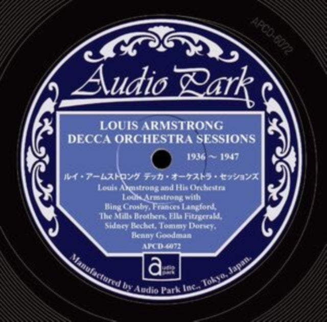 Louis Armstrong Decca Orchestra Sessions 1936 - 1947 Music CD