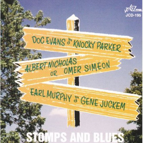 the album cover for Doc Evans - Stomps & Blues / Various