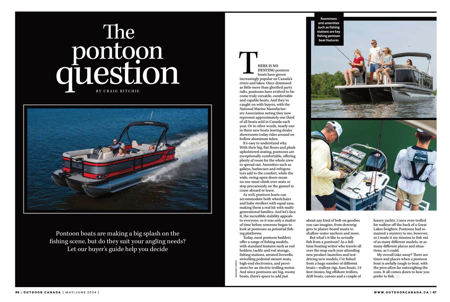 Outdoor Canada - Spring 2024: Top New Guns, Bows, Gear, Ammo & Optics For Hunters, Archery, Fly Fishing, 5 Easy Walleye Tactics, Pike, Trout, Pontoon Boats, Wild Turkey Primer, Bear Bait Tips & More!