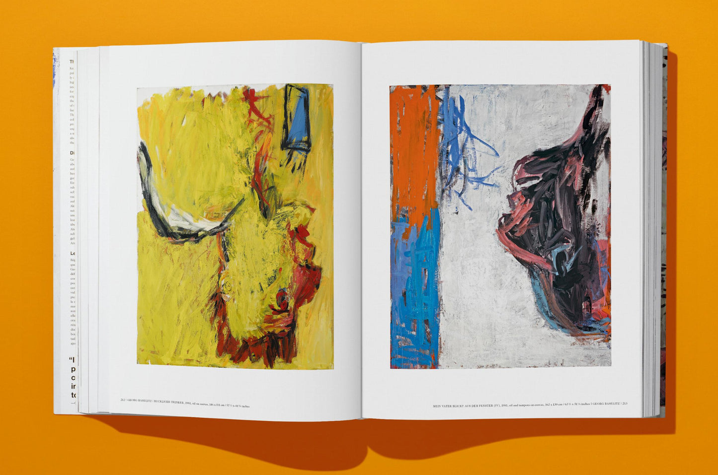 Georg Baselitz (German, French, English) Book