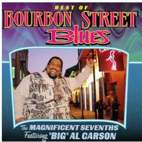 the album cover for Big Al Carson - Bourbon Street Blues