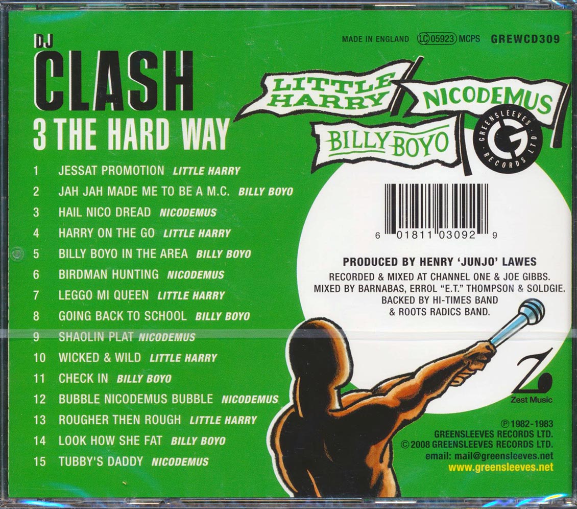 Little Harry, Billy Boyo, Nicodemus - DJ Clash: 3 The Hard Way Music CD