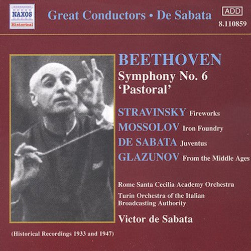 De Sabata / Beethoven / Stravinsky / Glazunov - Great Conductors: Juventus De Sabata - Music CD