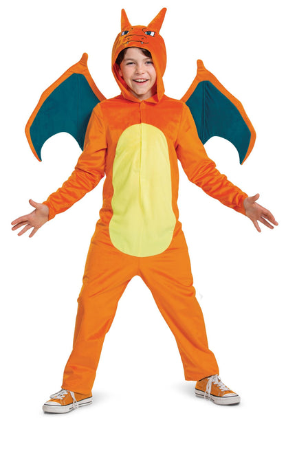 Charizard Pokemon Deluxe Child Halloween Costume Size LG 10-12