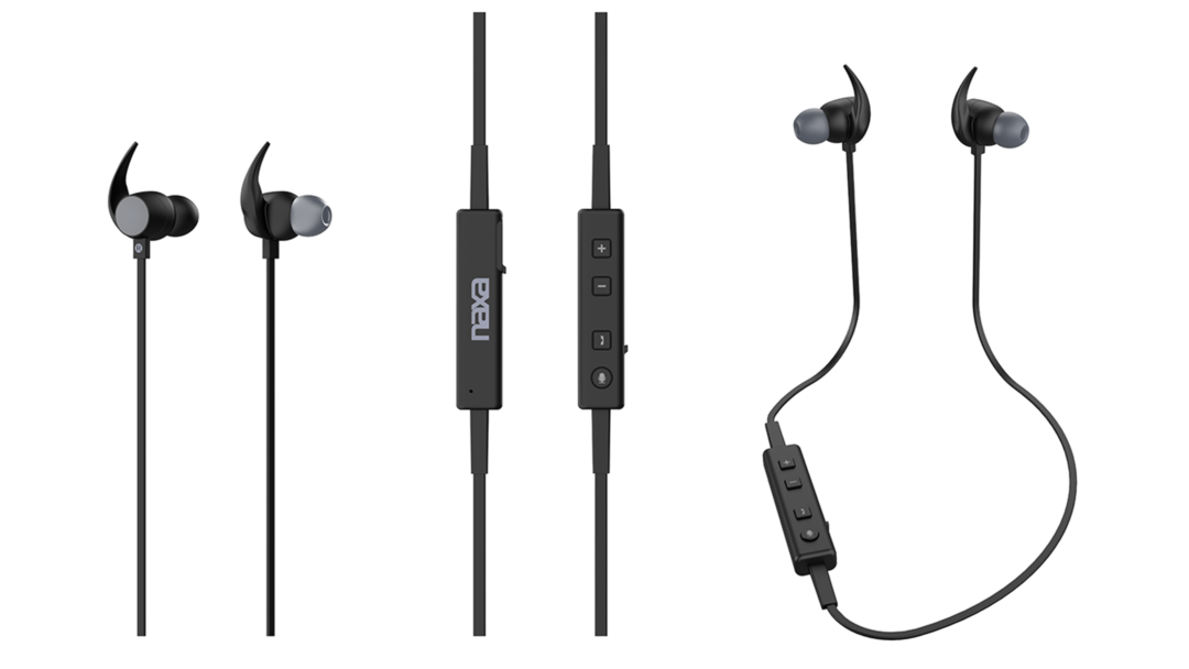Naxa Bluetooth Isolation Earphones with Amazon Alexa Voice Control (NE-969)