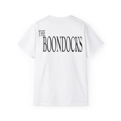 The Boondocks - Huey Packing Heat Black And White Eco Mens T Shirt