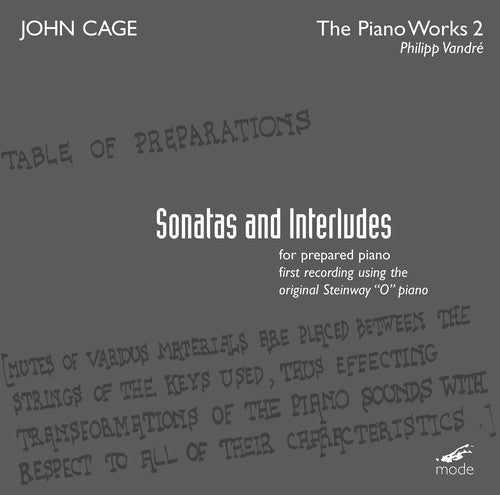 Cage - Piano Works 2 - Music CD
