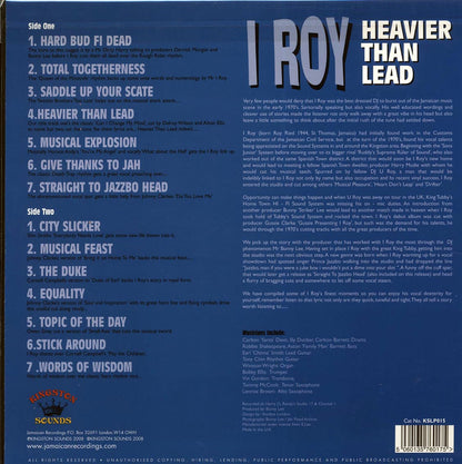 I Roy - Heavier Than Lead (180g) Vinyl Record
