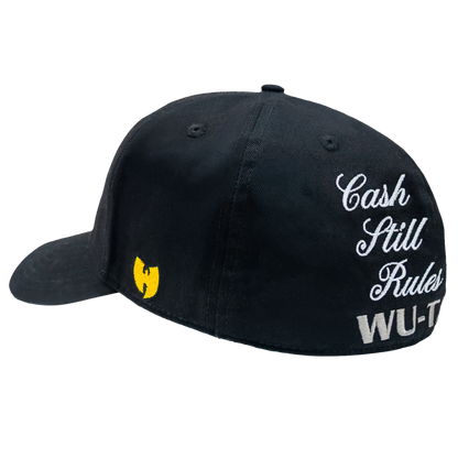 Wu-Tang Clan Officially Licensed Cash Still Rules Fitted Capo Hat  Black