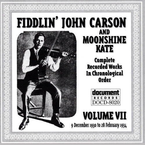 Carson,fiddlin John - Complete 7 - Music CD