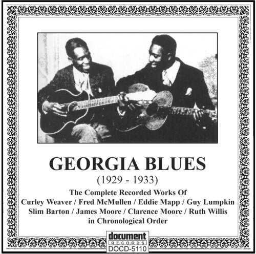 Barton / Mapp / Mcmullen / Weaver - Georgia Blues: Complete 1928-1933 - Music CD