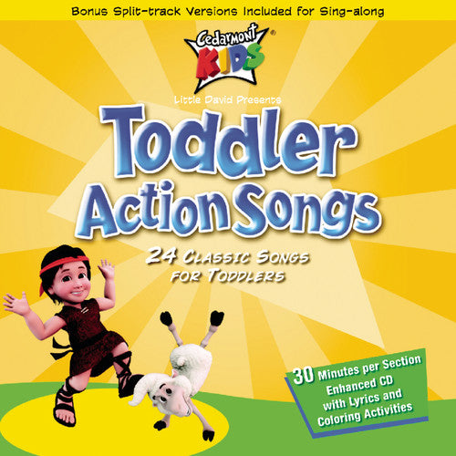 the album cover for Cedarmont Kids - Toddler Action Songs
