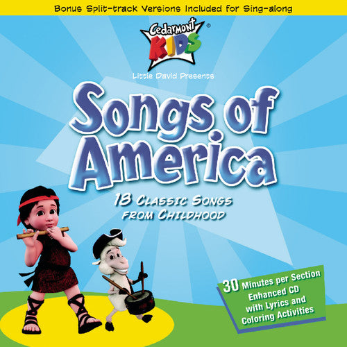 the album cover for Cedarmont Kids - Songs of America