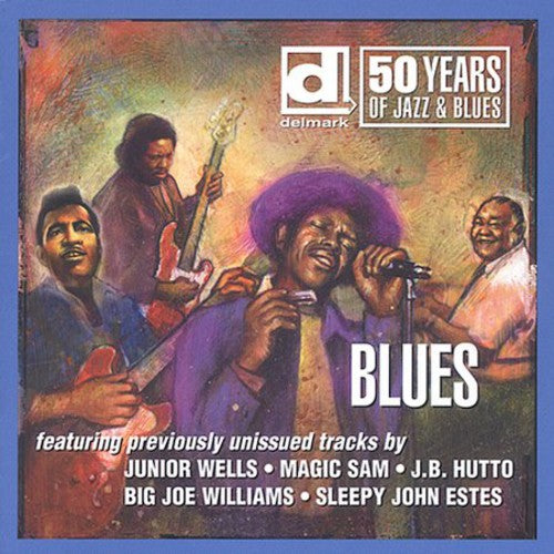 the album cover for Various Artists - Delmark-50 Years of Jazz & Blues-Blues