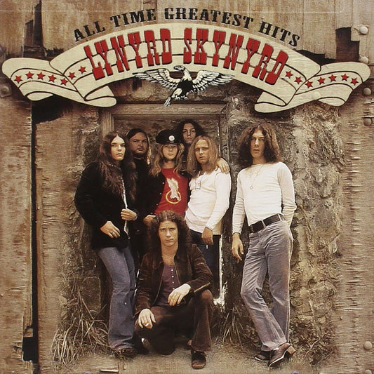 the album cover for Lynyrd Skynyrd - All Time Greatest Hits