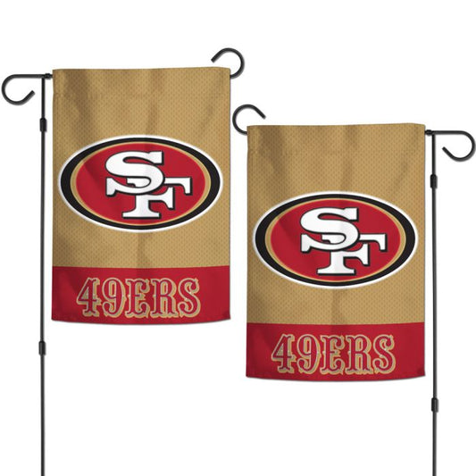 San Francisco 49ers Applique 12.5" x 18" Garden Flag