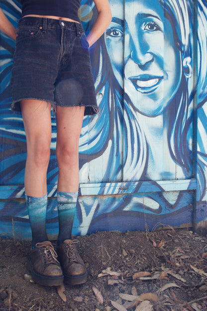 Dave Nelson Fish Bowl Adult Crew Socks