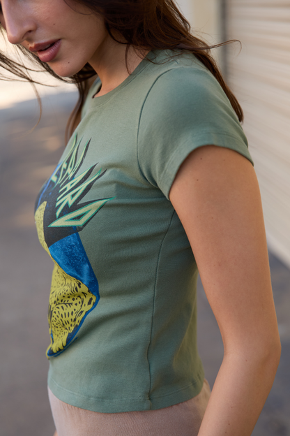 Def Leppard Love Bites Womens Baby Tee Shirt Officially Licensed