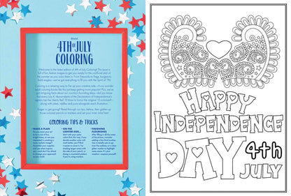 4th of July Coloring - 2023 Edition 32 Festive Designs