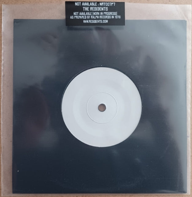 Residents - Not Available (Work In Progress) As Prepared By Ralph Records In 1978 - 7 Inch Vinyl