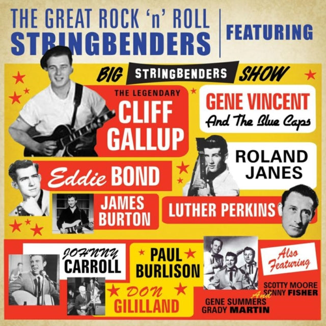 Cliff & Friends Gallup - Great Rock N Roll Stringbenders  Music CD