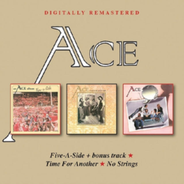 Ace - Five A Side + Bonus / Time For Another / No Strings (24Bit Remastered)  Music CD