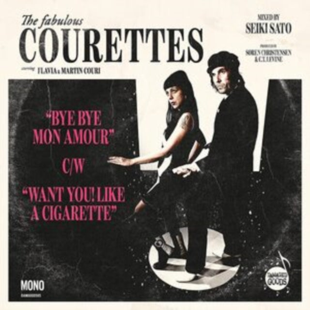 Courettes - Bye Bye Mon Amour - 7 Inch Vinyl