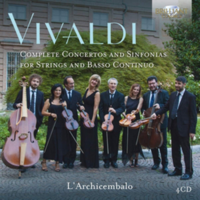 L'archicembalo - Vivaldi: Complete Concertos & Sinfonias For Strings & Basso Continuo Music CD
