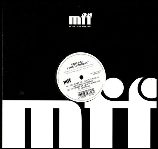 Dave Aju & Thatmanmonkz - They Sleep We Love - 12 Inch Vinyl