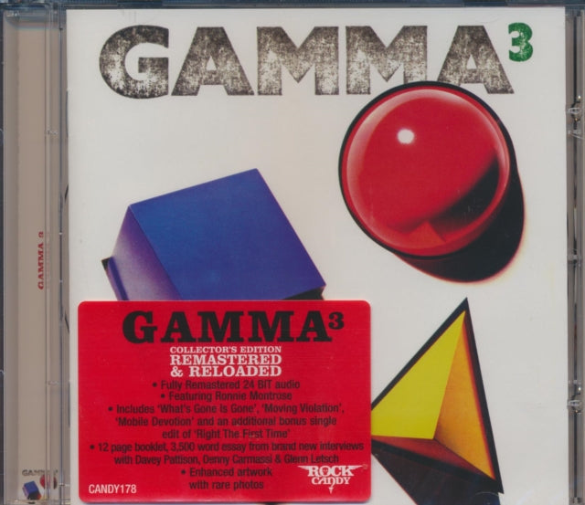 Gamma - Gamma 3  Music CD