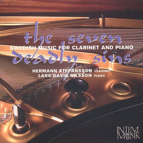 the album cover for Stefansson/Nilsson - 7 Deadly Sins: Swedish Music for Clarinet & Piano