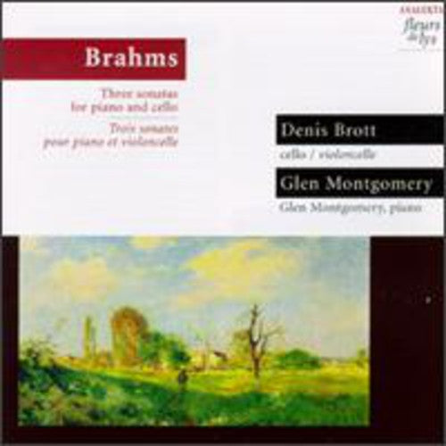 Brahms / Montgomery - 3 Sonates - Music CD